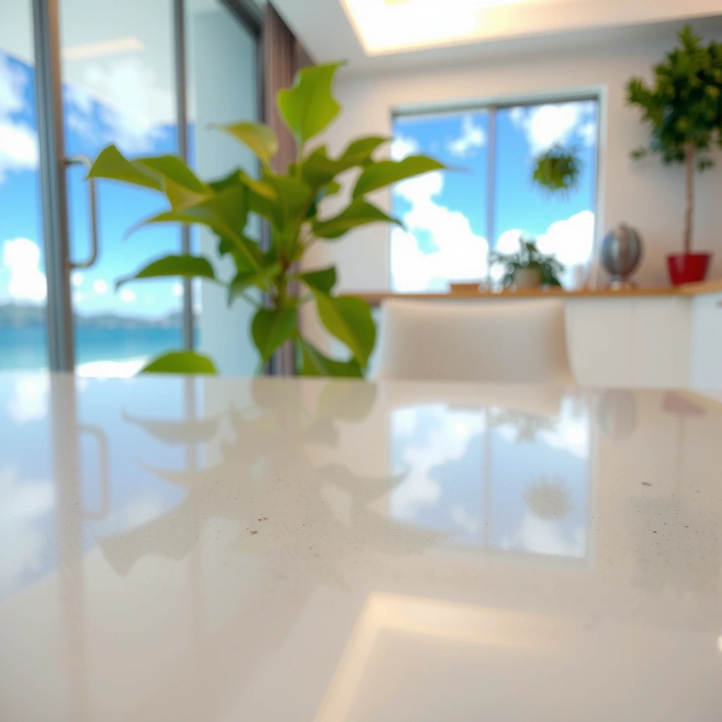 Sparkling clean surface representing data clarity